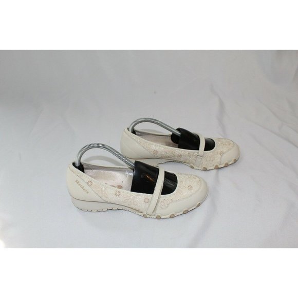 Skechers Ladies Embroidered Brown  Flowered - Picture 2 of 6